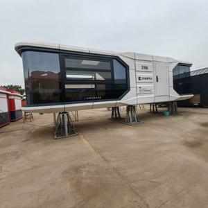 Maison à capsule spatiale mobile avec <span class=keywords><strong>toit</strong></span> <span class=keywords><strong>plat</strong></span> étoile à bulles pour l'extérieur Sun Room in Villas B & B Hotels Apartments Workshops - Product Image 1