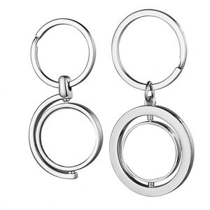 Porte-clés personnalisé avec design gratuit, promotionnel, rotatif à 360 degrés, souvenir, porte-clés de sac, porte-clés de voiture, porte-clés rotatif en métal - Product Image 4