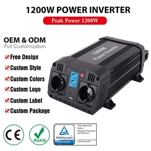 TONNY Factory Salida dual 1000W/1500W Pico 2000W/3000W Inversor de corriente para automóvil DC 12V/24V AC 110V/220V Convertidor USB 5V 3.1A Coche RV - Product Image 4