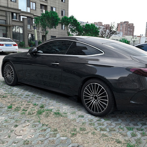 ชุดแต่งรอบคัน Mercedes-Benz CLE-Class C236 ปี 2024+ สเกิร์ตข้างสีดำเงา ลายคาร์บอนไฟเบอร์ วัสดุ ABS - Product Image 1