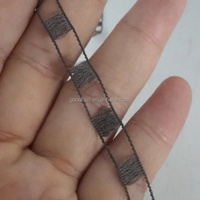 Ruban de dentelle ajouré de 7 mm pour la confection de perruques et d'extensions capillaires, accessoires de coiffure DIY