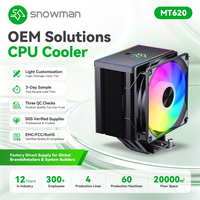 Tower Heatsink 250W TDP dengan 6 Heatpipe Tembaga untuk Distributor B2B dengan 120 Paten OEM ODM Custom Branding Siap Pesanan Grosir