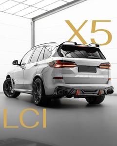 For BMW X5 Carbon Fiber Body Kit X5 LD Carbon Fiber Front Lip Diffuser Spoiler <b>Engine</b> <b>Hood</b> X5 Bumper Auto Parts - Product Image 3