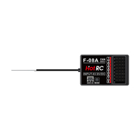 HOTRC CT-8A 8CH Émetteur Télécommande F-08A Votage Retour Radio Système 8 Canaux Récepteur pour RC Modèle Voiture Bateau Réservoir