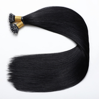 Extensions capillaires en kératine à micro-anneaux, double épaisseur, cheveux humains vierges naturels russes bruts, vente en gros d'usine pour salons