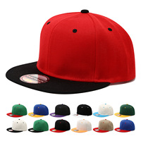 Gorras de Hip-Hop Personalizadas con Logotipo, Impresión Digital, Visera Plana, Seis Paneles, Dos Tonos, Unisex, Modernas, Deportivas, para Exteriores