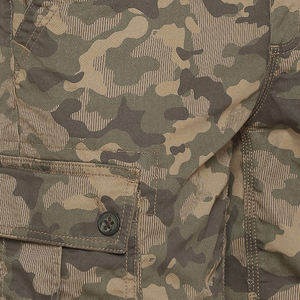 New Arrival Anti-Wrinkle Breathable Elastic Waist Zipper High Street Style <b>Camouflage</b> Print Straight-leg Cargo OEM Service - Product Image 6