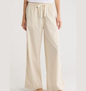 กางเกง<span class=keywords><strong>ขา</strong></span>ยาวผ้าป๊อปลินสำหรับผู้หญิง<span class=keywords><strong>ขา</strong></span>ยส่ง เอวสูง ยางยืด ทรงหลวม พิมพ์ลาย ระบายอากาศได้ดี เหมาะสำหรับใส่ที่บ้านหรือใส่<span class=keywords><strong>นอน</strong></span> - Product Image 1