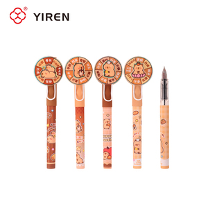 Bolígrafo de Diseño Novedoso YIREN, Bolígrafo de Plástico con Rueda de la Fortuna, Punta de 0.38 mm, Herramienta de Escritura para Niños, Material Escolar - Product Image 1
