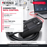 Contrôleur de débit de liquide sur rail DIN KEYENCE FD-XA1, IO-Link 4-20mA 20-30VDC pour capteur de micro-débit à pince FD-X