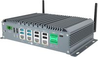PC Industri Tanpa Kipas Windows 11 Pro Desktop Intel I5-10310U 16GB RAM 512GB SSD 4xLAN 4xUSB 3.0 4xUSB 2.0 6xCOM