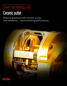 Máy câu cá Max Drag 15KG bán buôn, thân nhôm, 10+1BB, tỷ số truyền 7.0:1, máy câu nhẹ Jigging kiểu Ryobi - Product Image 3