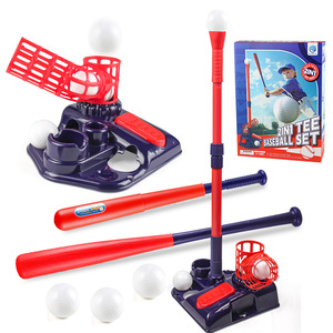 Set da Baseball/Softball <span class=keywords><strong>3</strong></span>-in-1 Regolabile in Altezza per Interni/Esterni, Supporto per Palla, Lanciatore di Tee Ball, Regalo Sportivo, Gioco all'Aperto - Product Image 4