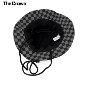 Sombrero de Pescador Estructurado con Logotipo Personalizado, Venta al Por Mayor, Parche Tejido, Sombrero para el Sol Negro con Costuras en Contraste, Fabricante - Product Image 3