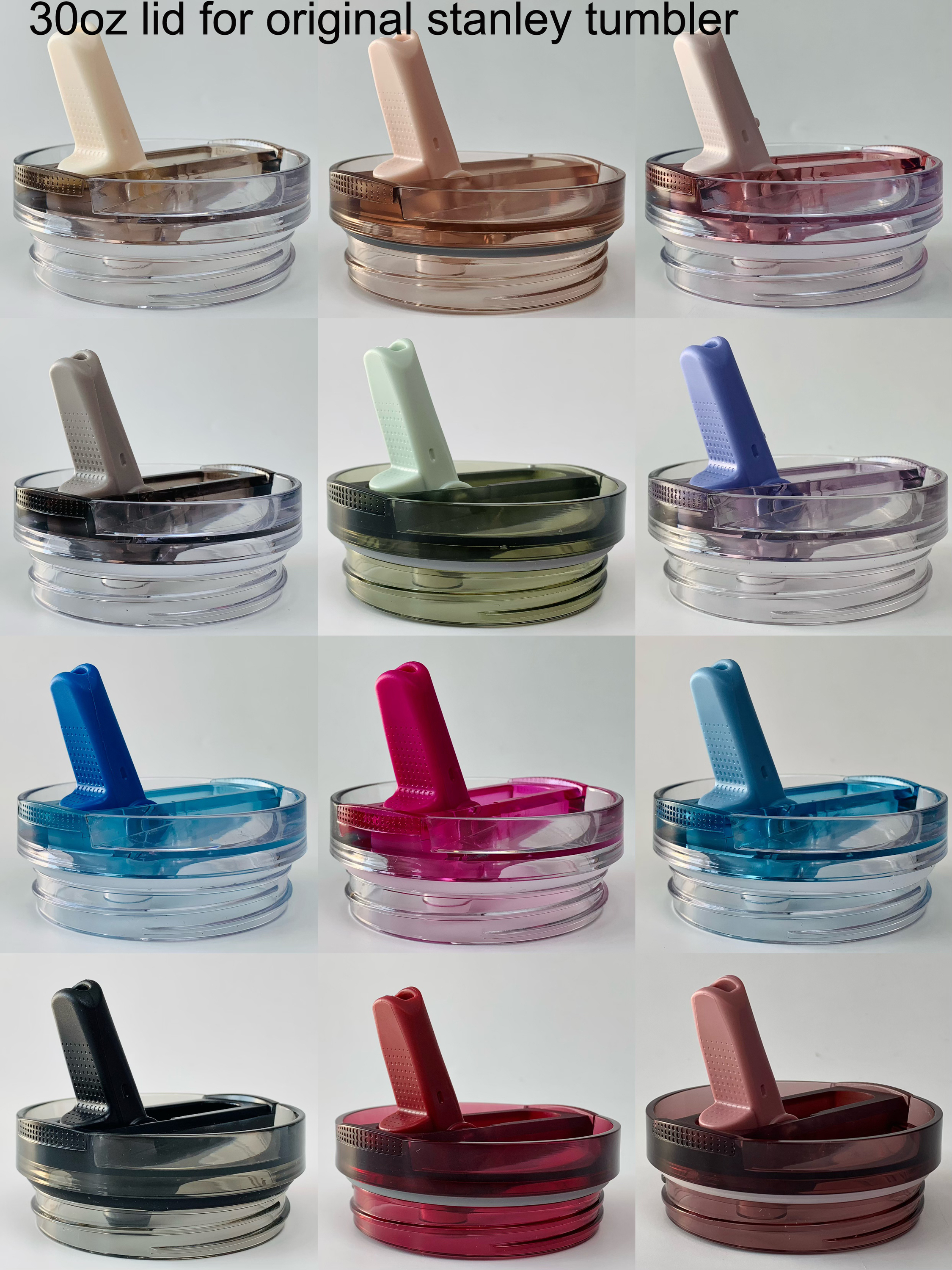 2pcs 30oz  flip straw lid