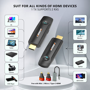 Transmisor y Receptor de Video Inalámbrico HD MI Portátil de 100M Full HD 1080P para Proyector de Reuniones, Transmisión a Través de Pared HD MI Inalámbrico - Product Image 2