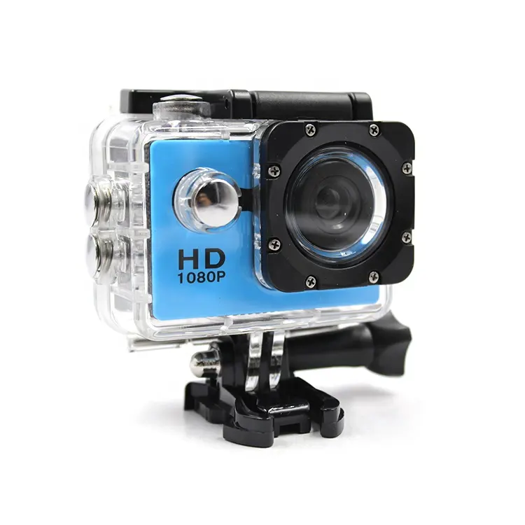 Free Sample HD 720P Digital Waterproof Helmet Video Camera Underwater 30m 2" LCD Sport Action Camera