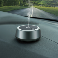 Diffuseur d'air intelligent pour voiture en alliage d'aluminium, diffuseur d'aromathérapie sans eau pour voiture, diffuseur de parfum pour voiture, allumage/extinction automatique intelligent