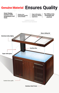 Acuario Profesional con Válvula de Drenaje y Sump de Gran Volumen para Sistemas de Cambio de <span class=keywords><strong>Agua</strong></span> Fáciles - Product Image 3