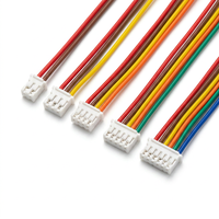 Konektor Kabel Wanita Pitch 2.5mm untuk Kustomisasi Pembelian Satu Atap, 2 3 4 8 Pin Perakitan Kabel Harness, Konektor Kabel Datar