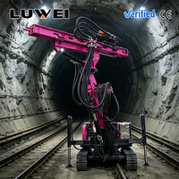 Foreuse hydraulique multifonctionnelle sur chenilles pour tunnels, haute efficacité, pour l'exploitation minière et la construction souterraine de fondations