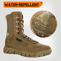 Bottes tactiques légères en Cordura, imperméables HydroGuard, bottes de combat respirantes CoolMax, bottes d'entraînement en plein air pour hommes