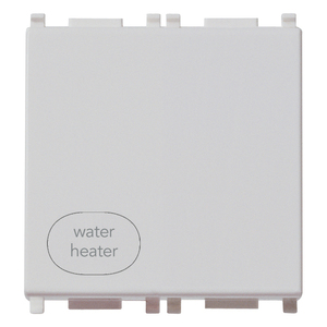 Interrupteur mural pour chauffe-eau 2P 20AX 5,1x4,3x5,3cm Argent - Product Image 1