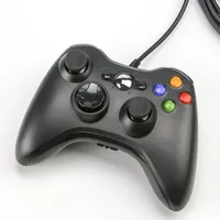Pengontrol Kabel USB untuk Xbox 360, Pengontrol Game PC, Joystick Genggam, Gamepad untuk Windows, Kontrol Xbox
