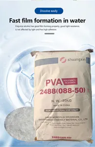 산업 껌 PVOH pva 2488 1788 shuangxin wanwei sinopec svw 가격 pva 폴리 비닐 알코올 pva 088-50