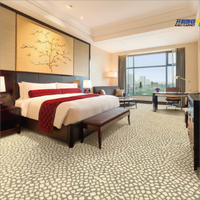 Otel koridorları ve dua kullanımı için lüks jakar Axminster duvar-to-duvar halısı yıkanabilir