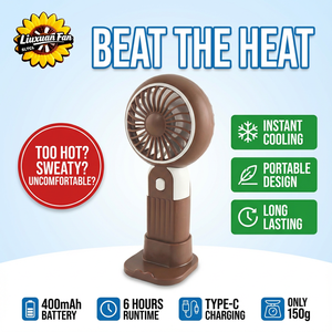 Kipas Genggam Mini Portabel Ultra-Cepat 5-Kecepatan, Pendingin Kuat, Pengisian Daya USB Mobil, Plastik Berkualitas Tinggi untuk Rumah Tangga - Product Image 6