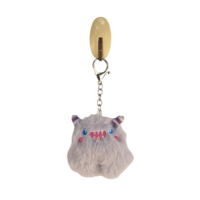 Porte-clés en peluche personnalisé avec logo, 2 couleurs, petit monstre, 7 cm, jouets en peluche mignons pour enfants, vente en gros