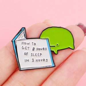 8 styles de pin's émaillés drôles en forme de grenouille, broches grenouille à citations sarcastiques, badges de revers mignons en dessin animé pour sac à dos, veste, vêtements, cadeau - Product Image 2