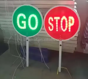 大きな充電式道路安全<span class=keywords><strong>LED</strong></span>ストップアンドゴーライト - Product Image 6