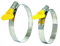 Collier de serrage de type américain, largeur de bande 8 mm 12,7 mm, en acier au carbone galvanisé et acier inoxydable, pince de fixation réglable pour tuyaux, approvisionnement en vrac