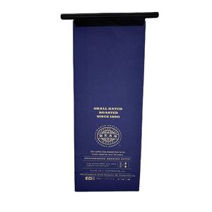 Sac <span class=keywords><strong>en</strong></span> papier kraft personnalisé, biodégradable, recyclé, de qualité alimentaire, résistant à la graisse, pour grains de <span class=keywords><strong>café</strong></span>, pop-corn, pain, avec fermeture à lien métallique - Product Image 1