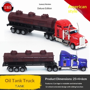 Camión de Plataforma Plana con Contenedor, Modelo Americano, de Aleación, con Control de Fuerza - ¡El Más Vendido en Ventas Transfronterizas! - Product Image 4