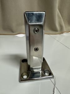 MELO Supporti per Ringhiere in Vetro Senza Telaio in Acciaio Inox, Morsetti per Balconi e Piscine, Accessori per Montaggio - Product Image 3