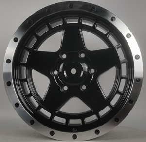 Wielen voor auto's 15 <span class=keywords><strong>16</strong></span> 20 inch velgen lichtmetalen zwart klassiek multispaaks 4x4 groothandel gegoten wielen voor SUV - Product Image 1