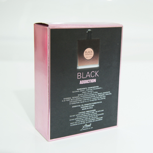 <span class=keywords><strong>Perfume</strong></span> para <span class=keywords><strong>Mujer</strong></span>, Botella Curva Color Verde Azulado, Etiqueta Rosa, Caja Negra, Tapa Texturizada, Boquilla, Atractivo, Aniversario, Tenacidad - Product Image 6