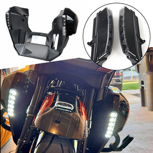 Carénage avant inférieur noir, carénage de phare, clignotant, couvercle DRL pour CVO Street Road Glide 23up - Product Image 1