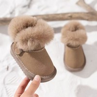 Nouvelles Bottes d'Hiver 2026 pour Enfants – Bottes de Neige Chaudes en Polaire et Coton pour Filles, à Semelle Souple et Épaissie, de Haute Qualité