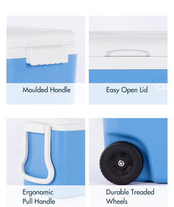 ที่ทำความเย็นกล่องน้ำแข็งแบบพกพา45L icemaster ฉนวน PU ทำความเย็นชายหาดสำหรับการเดินทางระยะสั้น - Product Image 5