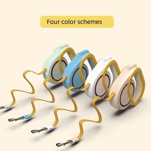 Automatic Retractable <b>Dog</b> Walking Rope Solid Pattern Outdoor Running Traction Belt Pet Supplies for <b>Dogs</b> - Product Image 3