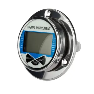 stainless steel negative digital manifold intelligent water pressure manometer gauge axail back mount vacuum pressure meter