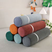 SUREWAL Health Round Cervi cal Roll Zylinder polster kissen mit Bezug, Ergonomie kissen für Kopf, Hals, Rücken