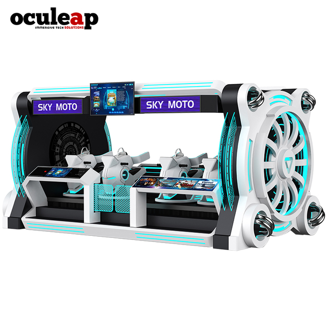 VR Roller Coaster Simulator Motion Chair 4 Seats Flight Simulator Flying Theater Virtual Reality Motion Simulator Game Machine