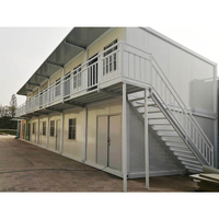 Bureau préfabriqué en panneaux sandwich, conteneur plat, isolé et insonorisé pour chantier de construction, espace de travail administratif, cabine de bureau de chantier