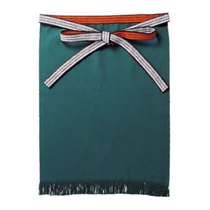 Green Color Kitchen <b>Cooking</b> Canvas Chef <b>Apron</b> Wholesale With Polypropylene Waist Tie - Product Image 1