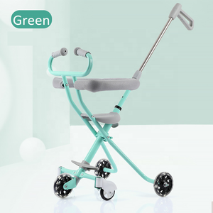 Patinete de viaje ultraligero para bebé, 5 <span class=keywords><strong>ruedas</strong></span>, plegable y portátil, carrito de bebé, andador - Product Image 2